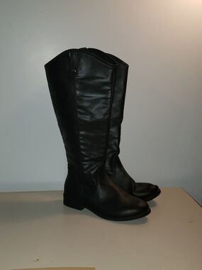 Vepose Classic Tall Black Riding Boots - Women's